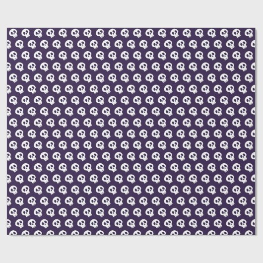 Halloween-Totenkopf Geschenkpapier (Flach)