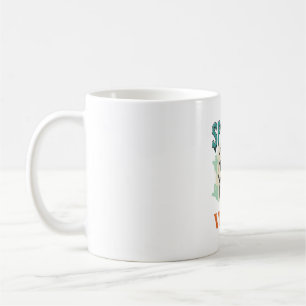 Halloween-Totenkopf Gruselige Vibes Vintage-Horror Kaffeetasse