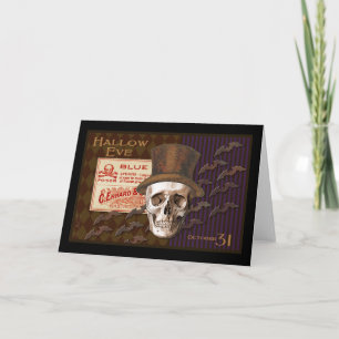Halloween-Totenkopf Karte