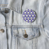 Halloween-Totenkopf-Muster Button (Beispiel)