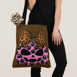 Halloween, Totenkopf-Muster, Gesicht Kürbis Tasche