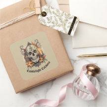 Halloween, Totenkopf-Muster, Kerzenlicht Calavera,