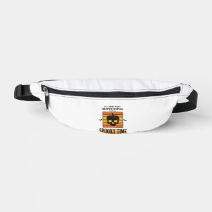 Halloween-Totenschädel Gruselig Lustig Vintage-Zit Bauchtasche