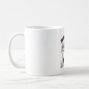 Halloween-Totenschädel Gruselig Unheimlich Vintage Kaffeetasse