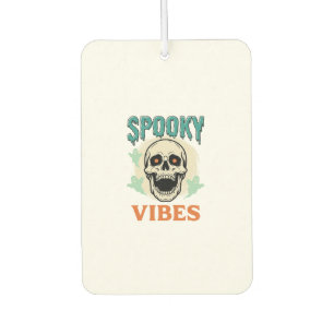 Halloween-Totenschädel Gruselige Vibes Vintage-Hor Autolufterfrischer