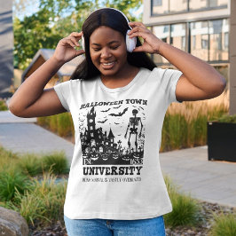 Halloween Tower University - Spooky Skeleton T-Shirt