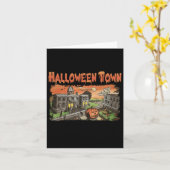 Halloween Town Est 1998 Halloween-Party Niedlich H Karte (Gelbe Blume)