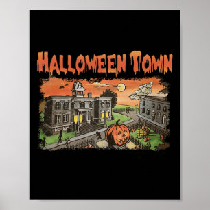Halloween Town EST 1998 Halloween-Party Niedlich H Poster