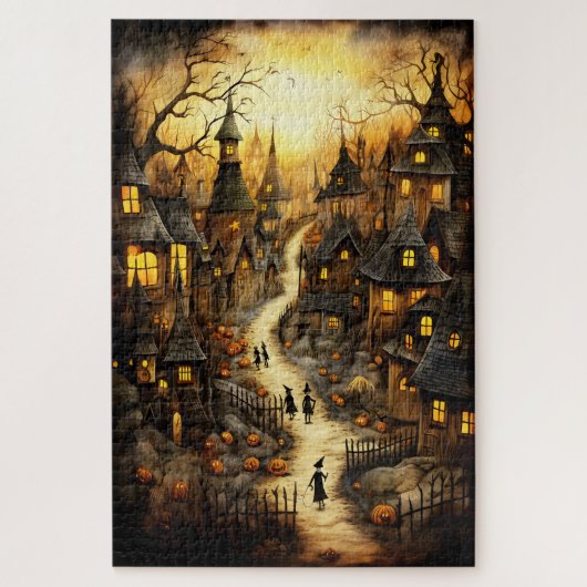 Halloween Town Jigsaw Puzzle (Vertikal)
