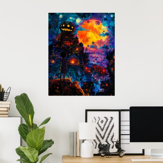 Halloween Town Poster (Heimbüro)