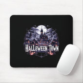 Halloween Town Skeleton Ghost Pumpkin Halloween Mousepad (Mit Mouse)
