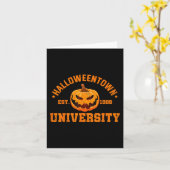Halloween Town University Est 1998 Pumpkin Hallowe Karte (Gelbe Blume)