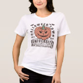 Halloween Town University Herbst unangenehme Saiso Tri-Blend Shirt (Vorderseite)