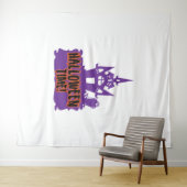 Halloween Town Wandteppich (Beispiel (Horizontal))