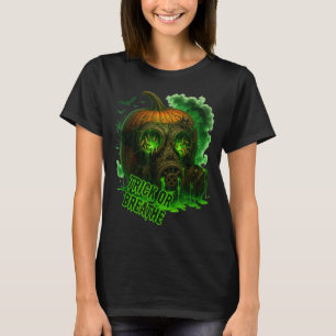 Halloween Toxischer Kürbis Gasmaske Gruselig Unhei T-Shirt