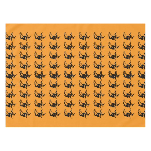 HALLOWEEN TRADITIONELLE WITCH TISCHDECKE (Vorderseite (Horizontal))
