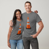 Halloween Traffic Cone Funny Simple Safety T-Shirt (Unisex)