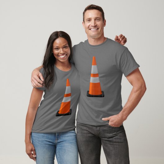 Halloween Traffic Cone Funny Simple Safety T-Shirt (Unisex)