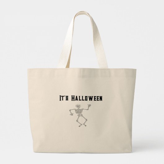 Halloween-Tragetaschen 01 Jumbo Stoffbeutel (Rückseite)