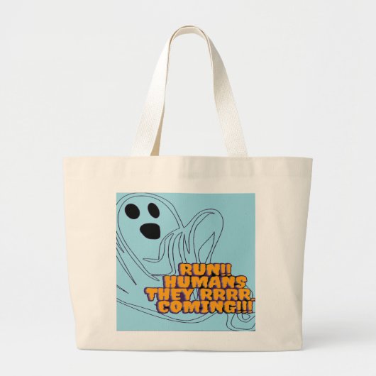 Halloween-Tragetaschen 05 Jumbo Stoffbeutel (Vorne)