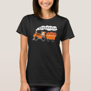 Halloween Train Boo Ghost Pumpkin Kleinkind Kinder T-Shirt