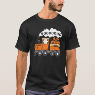 Halloween Train Boo Ghost Pumpkin Kleinkind Kinder T-Shirt