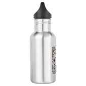 Halloween-Trank Trick oder Brauen Vintage Graviert Edelstahlflasche (Links)
