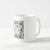 Halloween-Trank Trick oder Brauen Vintage Graviert Kaffeetasse (VorderseiteRechts)