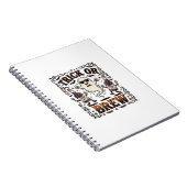 Halloween-Trank Trick oder Brauen Vintage Graviert Notizblock (Rechte Seite)