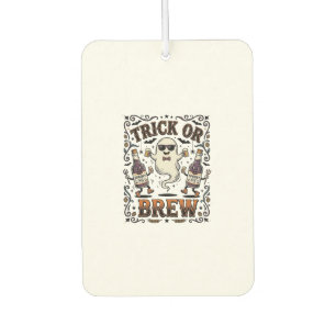 Halloween-Trank Trick oder Gebräu Vintage Gravur H Autolufterfrischer