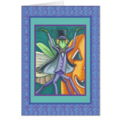 HALLOWEEN TRANSYLVANIA PRAYING MANTIS VAMPIRE CARD (Vorne)