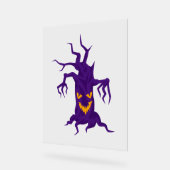 Halloween Tree Acrylschild (Winkel)