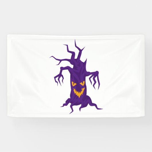 Halloween Tree Banner (Horizontal)