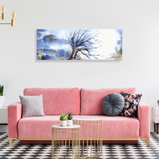 "Halloween Tree"-Canvas-Print Leinwanddruck (Insitu (Wohnzimmer))