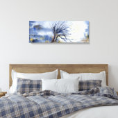 "Halloween Tree"-Canvas-Print Leinwanddruck (Insitu (Schlafzimmer))