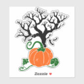 Halloween tree Fall Shirts Halloween Sweatshirt Aufkleber (Blatt)