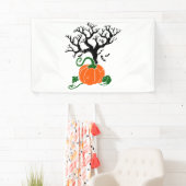 Halloween tree Fall Shirts Halloween Sweatshirt Banner (Insitu)