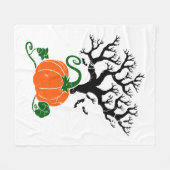 Halloween tree Fall Shirts Halloween Sweatshirt Fleecedecke (Vorderseite (Horizontal))