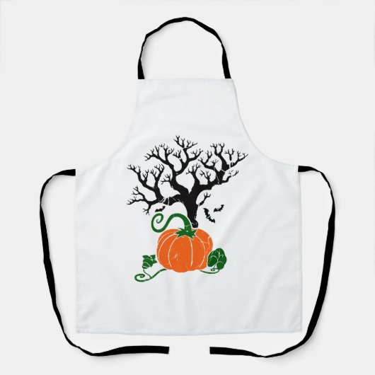 Halloween tree Fall Shirts Halloween Sweatshirt Schürze (Vorderseite)