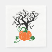 Halloween tree Fall Shirts Halloween Sweatshirt Serviette (Vorderseite)