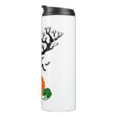 Halloween tree Fall Shirts Halloween Sweatshirt Thermosbecher (Nach rechts gedreht)