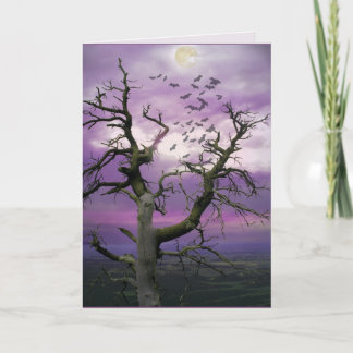 Halloween Tree Karte