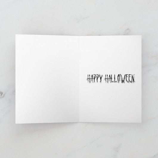 Halloween Tree Karte (Innenseite)