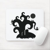 Halloween Tree Mousepad (Mit Mouse)