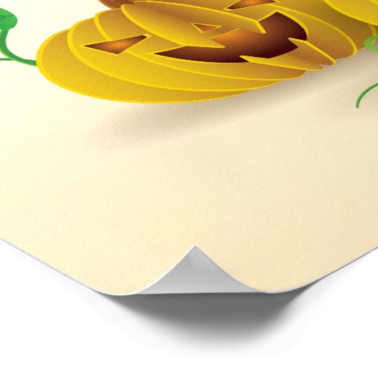 Halloween Tree Papercut Ghost & Skull Poster (Ecke)