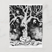 Halloween-Tree Postkarte (Vorderseite)