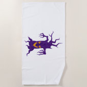 Halloween Tree Strandtuch (Vorderseite)