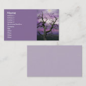 Halloween Tree Visitenkarte (Vorne/Hinten)