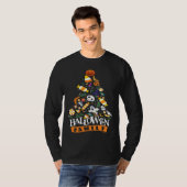 Halloween Tree with  Halloween Candy Ghost & Pumpk T-Shirt (Vorne ganz)