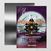 Halloween-Treffen Einladung (Vorne/Hinten)
